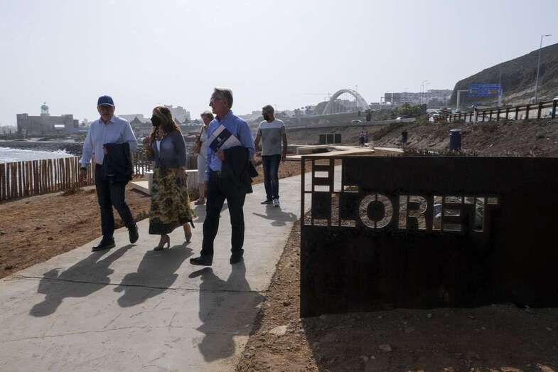 El presidente Antonio Morales muestra la voluntad del Gobierno insular de seguir actuando en esta misma línea, con propuestas de recuperación y de embellecimiento del paisaje / TA